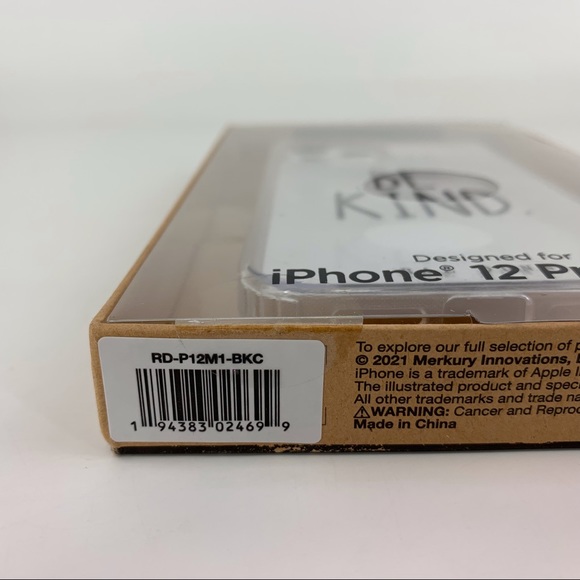 Rae Dunn NWT 'BE KIND' iPhone 12 Pro Max Clear Hard Shell Case - Picture 7 of 8